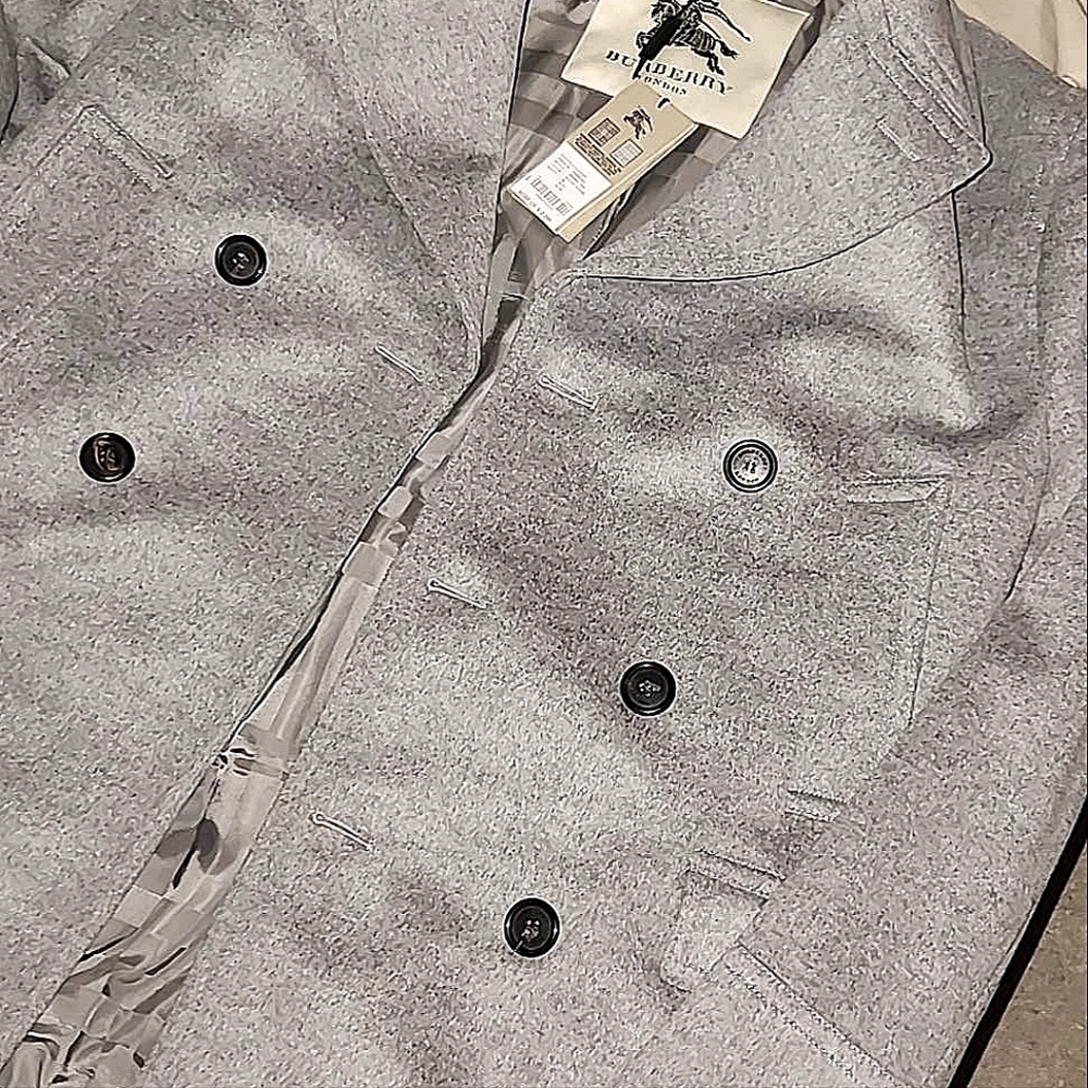 Mens Burberry Peacoat